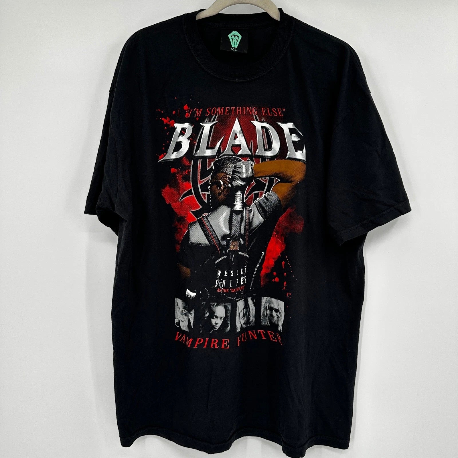 Graveyard Goods Blade Vampire Hunter Wesley Snipes Black Graphic Tee Shirt XL
