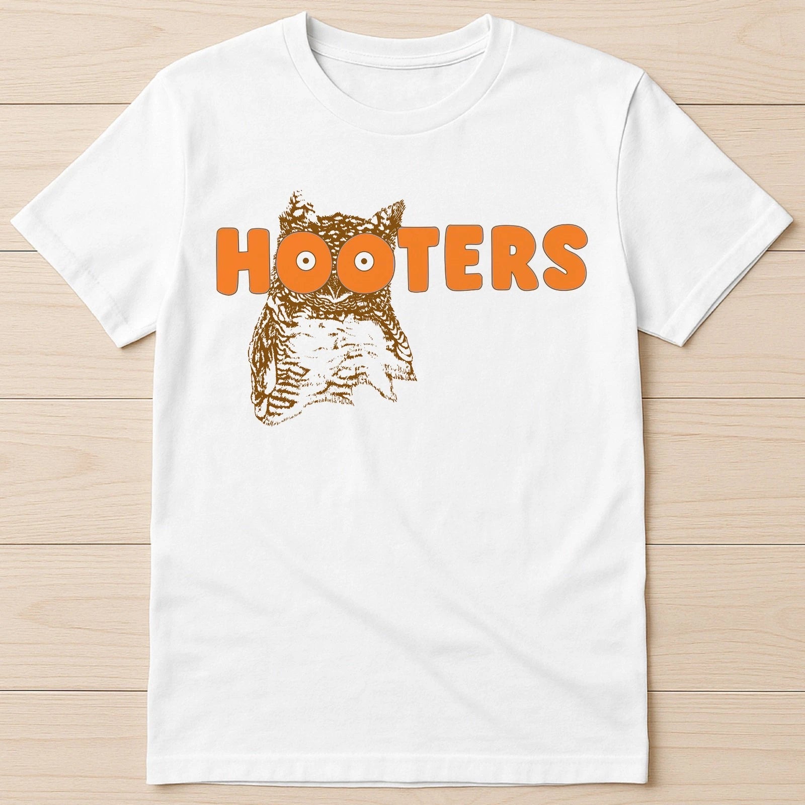 Hooters Owl Boobs America USA Waitress Bird Hilarious Funny Gift Tee T Shirt 480