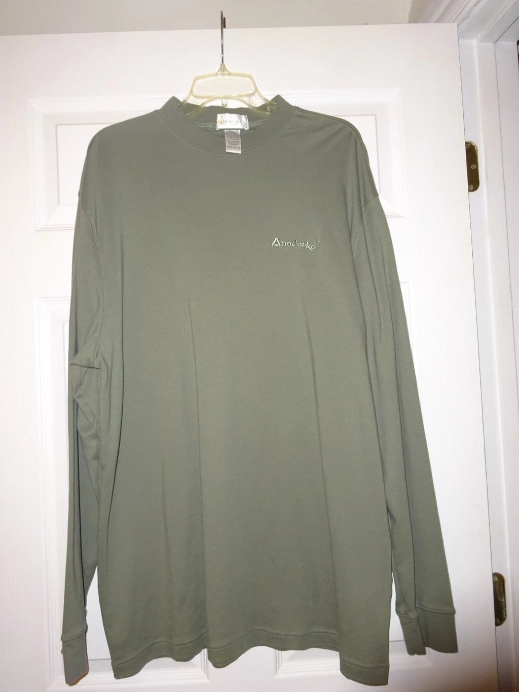 Anadarko Petroleum Olive Green Long Sleeve Shirt XXL