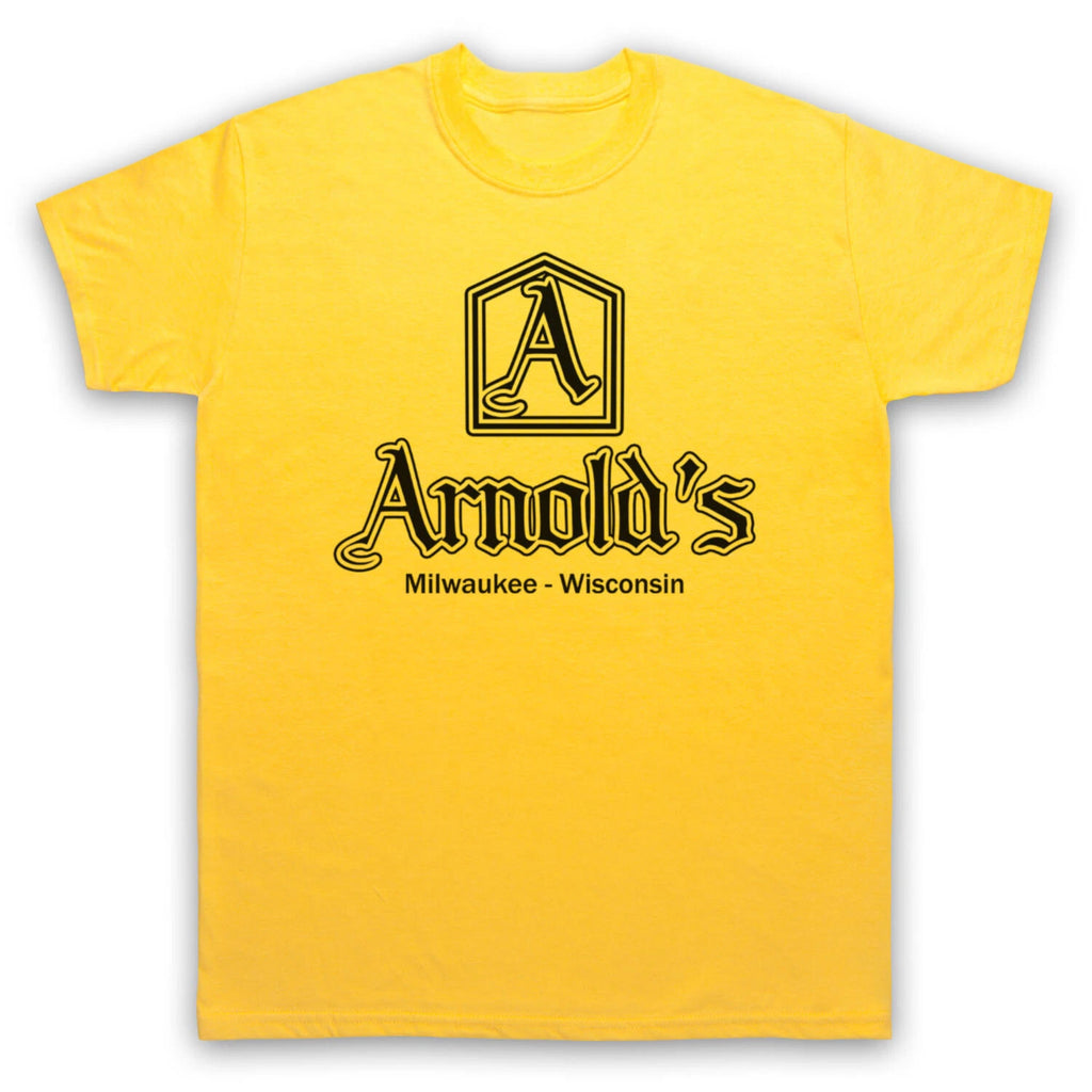 ARNOLD'S DRIVE IN UNOFFICIAL HAPPY DAYS DINER LOGO TV MENS & WOMENS T-SHIRT