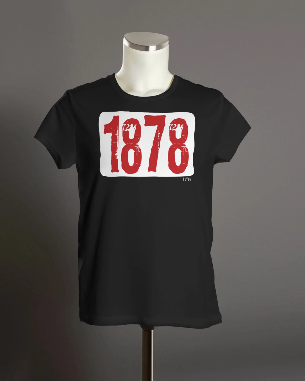 Clyde 1878 (Old School) T Shirt | Founded Established | Organic Unisex | Grunge