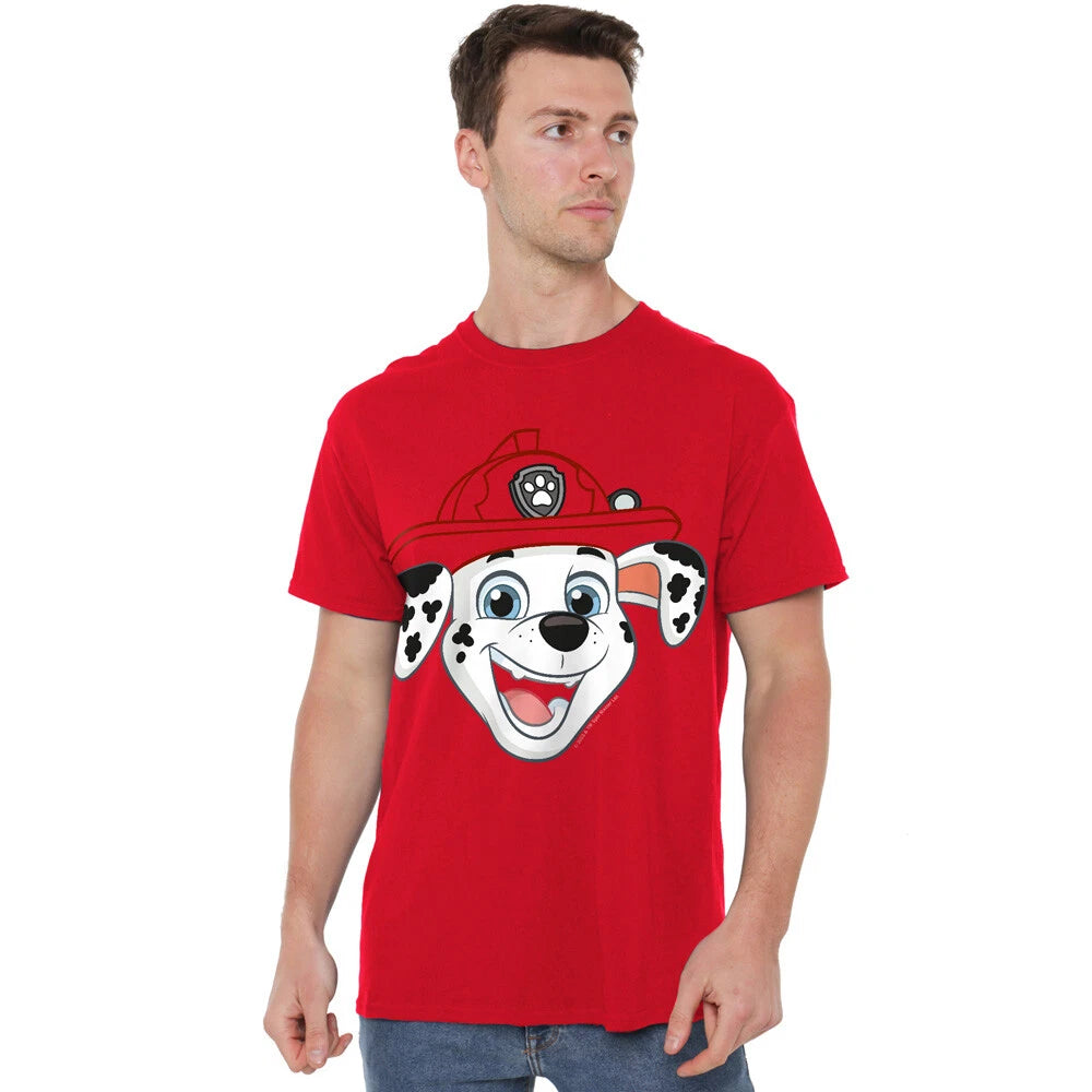 Paw Patrol Marshall Grin T-Shirt S-2XL, Red