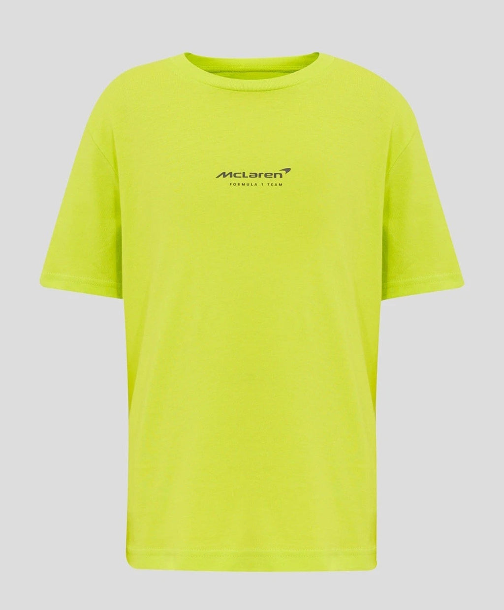 McLaren F1 Unisex Adult Night Race Graphic T-Shirt - Evening Primrose -Oversized