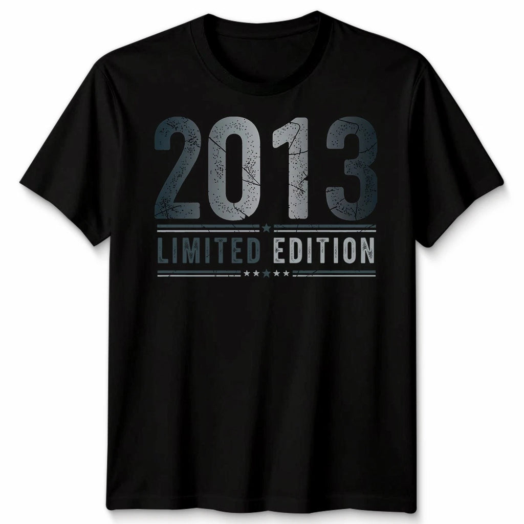 13th Birthday Gifts Unisex 13 Years Old Vintage 2013 T Shirt Mens Womens Tee
