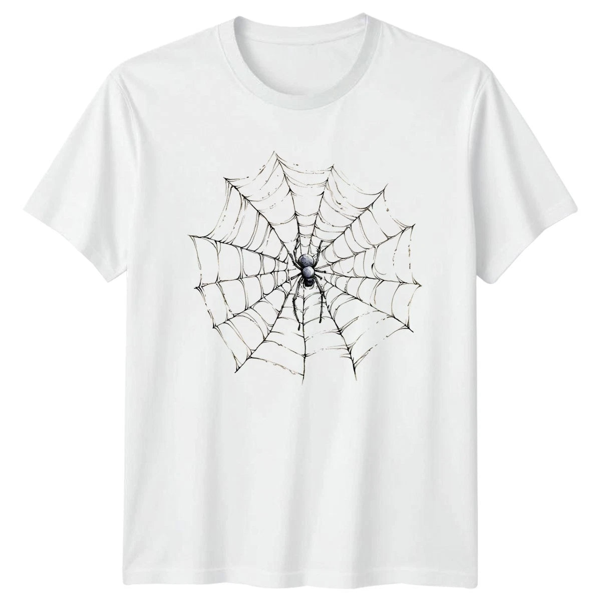 Spooky Spider Web T-Shirt Halloween Gift For Him And Her