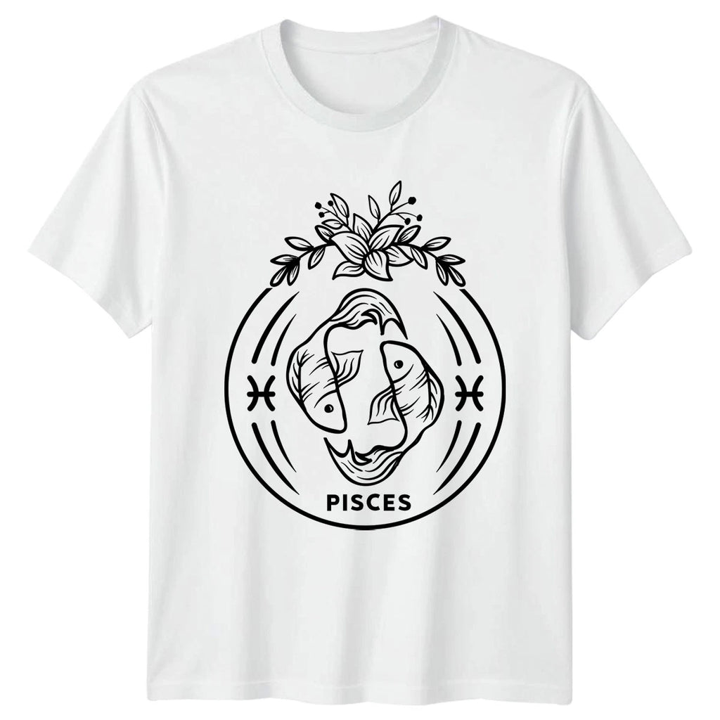 Pisces T-Shirt Zodiac Astrology Birthday Gift For Him And Her