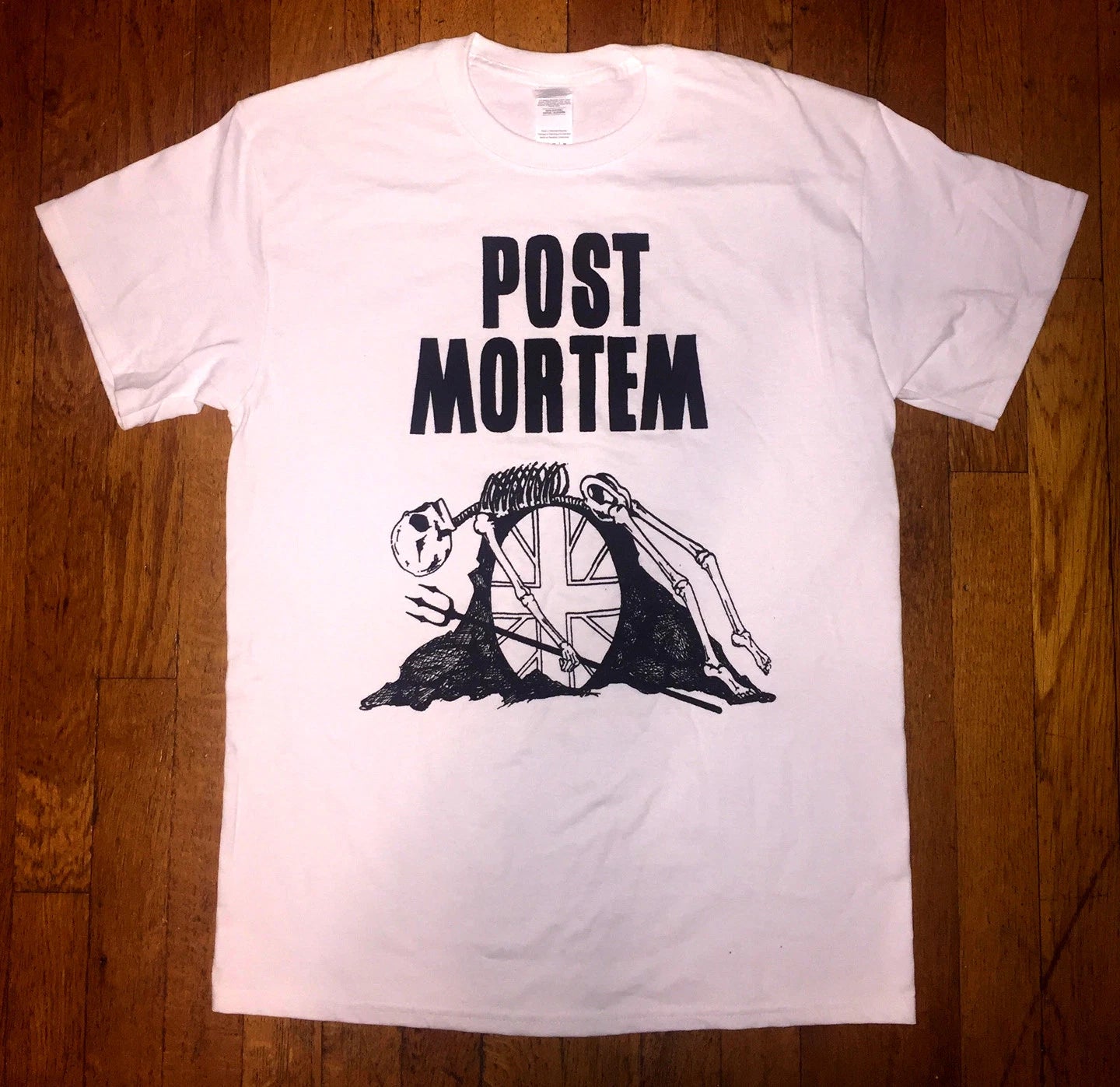 Post Mortem - 'Against All Odds' T-shirt (punk discharge UK82 conflict crass)