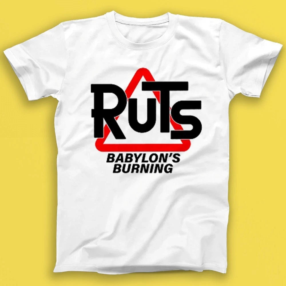 The Ruts Babylon's Burning Punk Rock Music Gift Tee Tshirt T2084