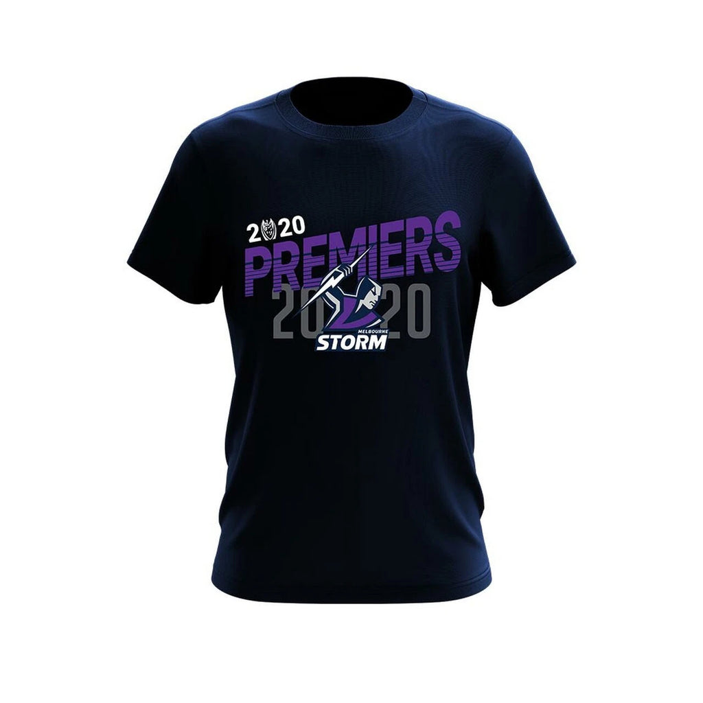 MELBOURNE STORM NRL 2020 PREMIERS ADULT MENS TIDWELL TEE SHIRT T-SHIRT