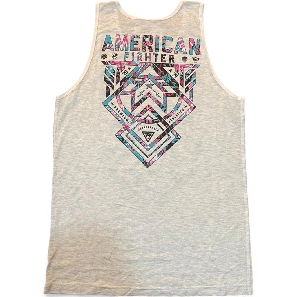 New Men's Tank Top American Fighter Premium Athletic MMA White T-Shirt XS-4XL