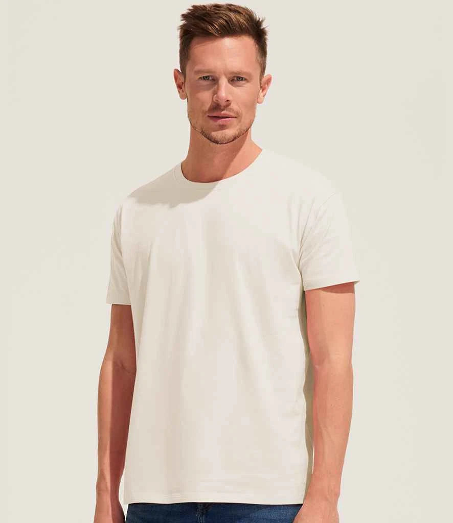 Mens Plain T-Shirt - Sol's Imperial Heavy Cotton Tee - New Ringspun Soft Tee