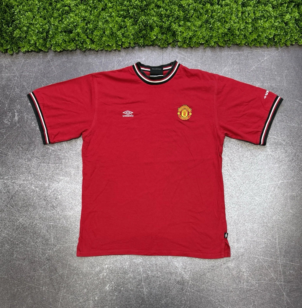 Vintage Umbro Manchester United Soccer T-Shirt 90s SHARP
