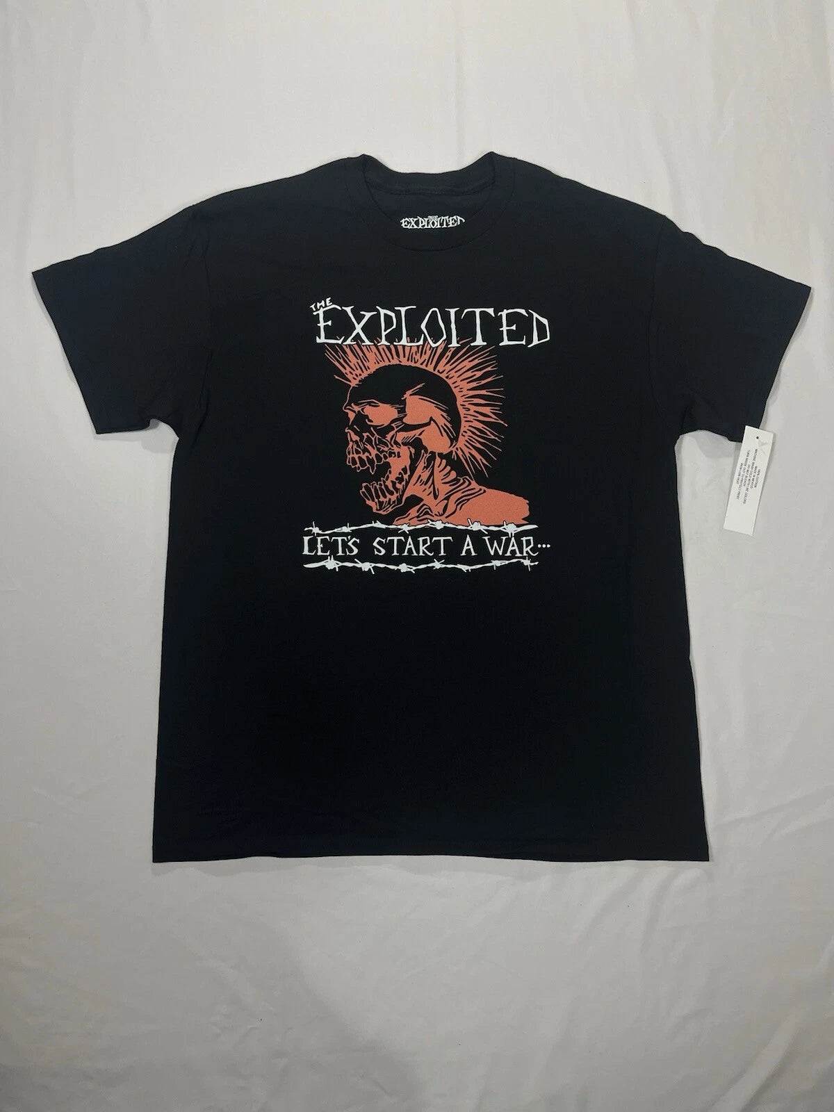 The Exploited T-Shirt  "Lets Start a War" Tour Tee (Size X-Large) New With Tags