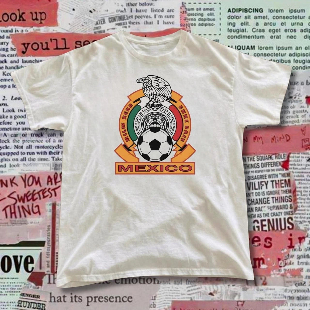 Mexico Soccer With Eagle Soccer Ball MEXICO Graphic T-Shirt S-5XL
