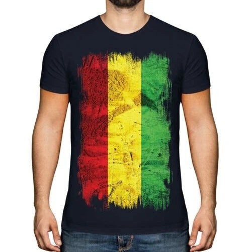 Bolivia Grunge Flag Men T-Shirt Buliwya Volívia Wuliwya Bolivian