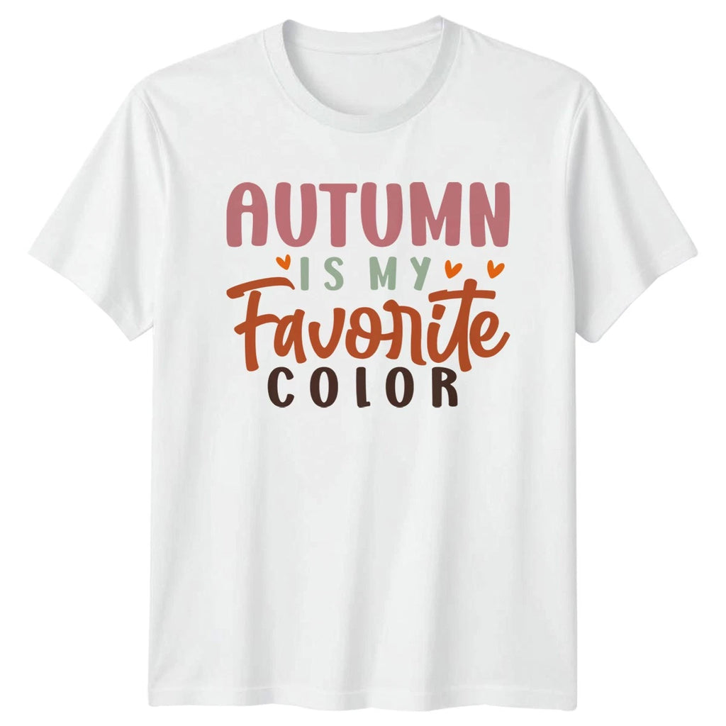 Autumn Is My Favorite Color T-Shirt Fall Season Autumn Gift For Him And Her