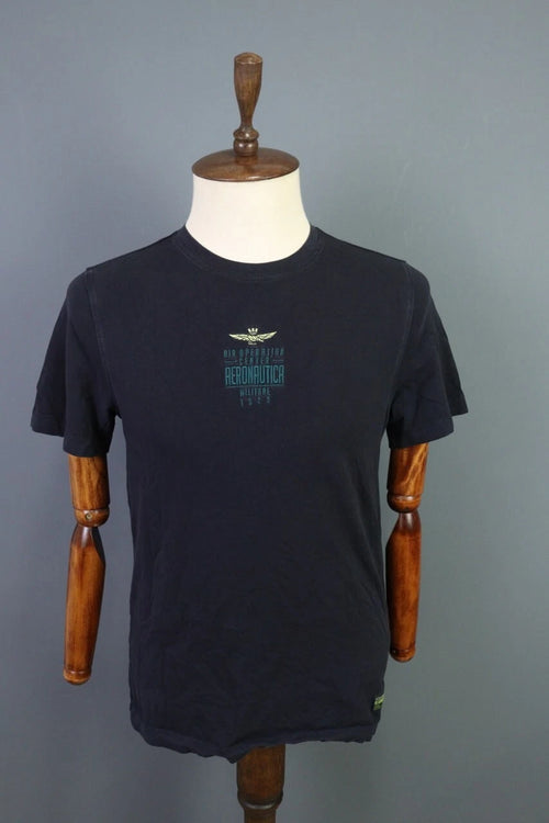 Aeronautica Militare Blue Short Sleeve T-Shirt Size M