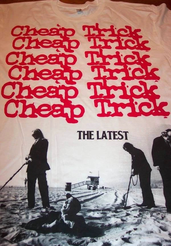 CHEAP TRICK The Latest 2009 SUMMER TOUR T-Shirt MENS SMALL NEW