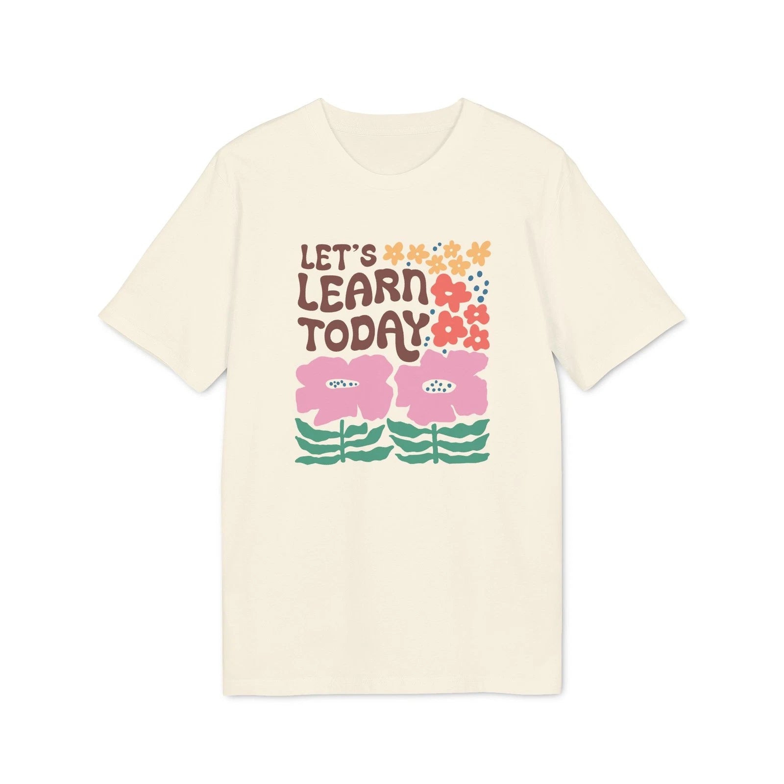 Boho Wildflower Let's Learn Today T-shirt | Floral Tee | Gift for Teacher
