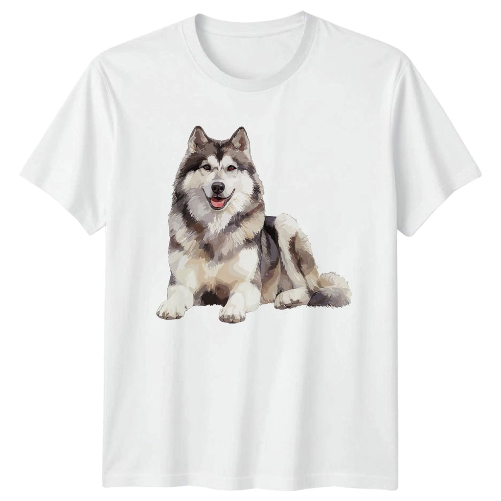 Alaskan Malamute T-Shirt Dog Lover Pet Gift For Him And Her
