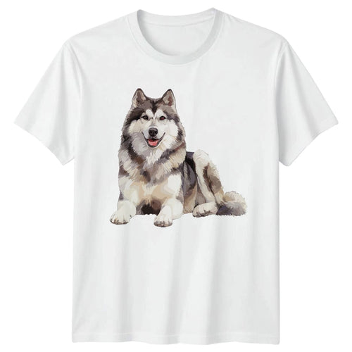 Alaskan Malamute T-Shirt Dog Lover Pet Gift For Him And Her