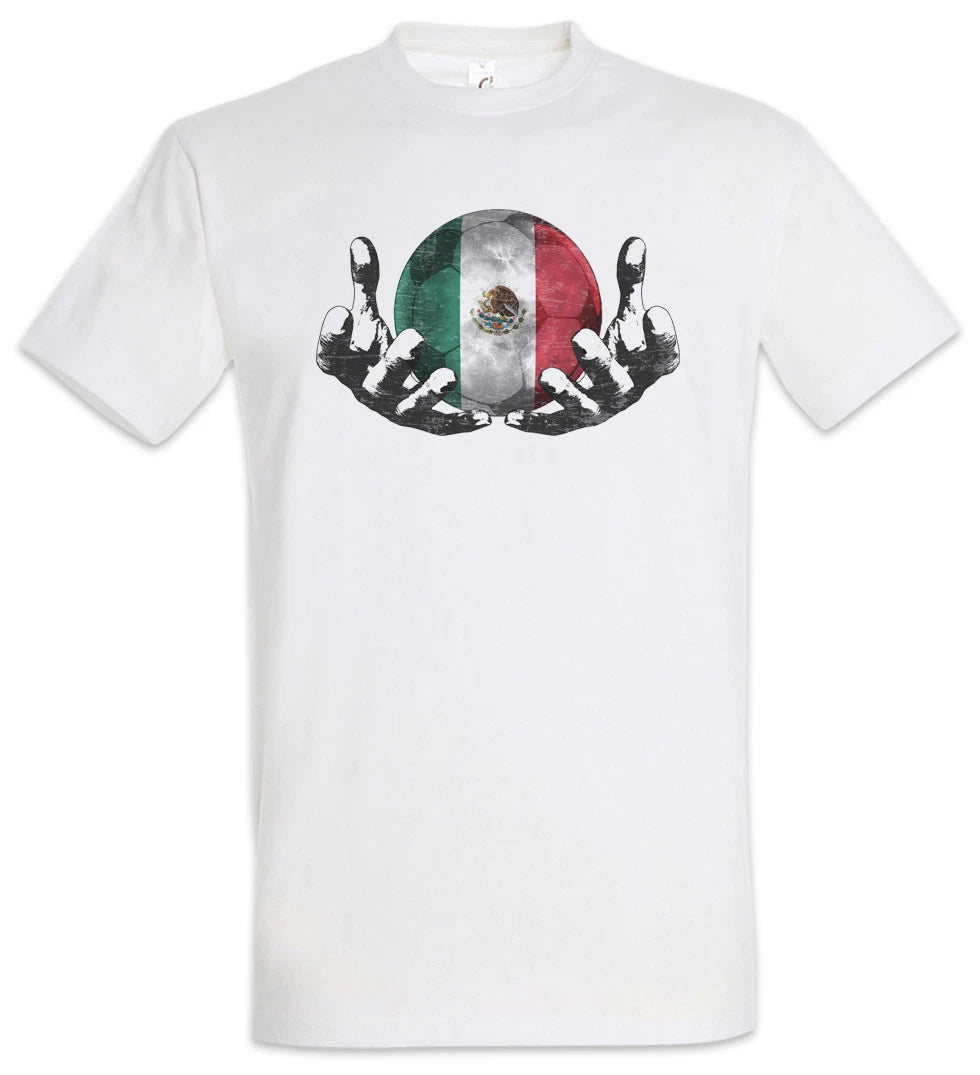 Mexico Football Magic Ball T-Shirt mexican Soccer Flag Banner World Championship