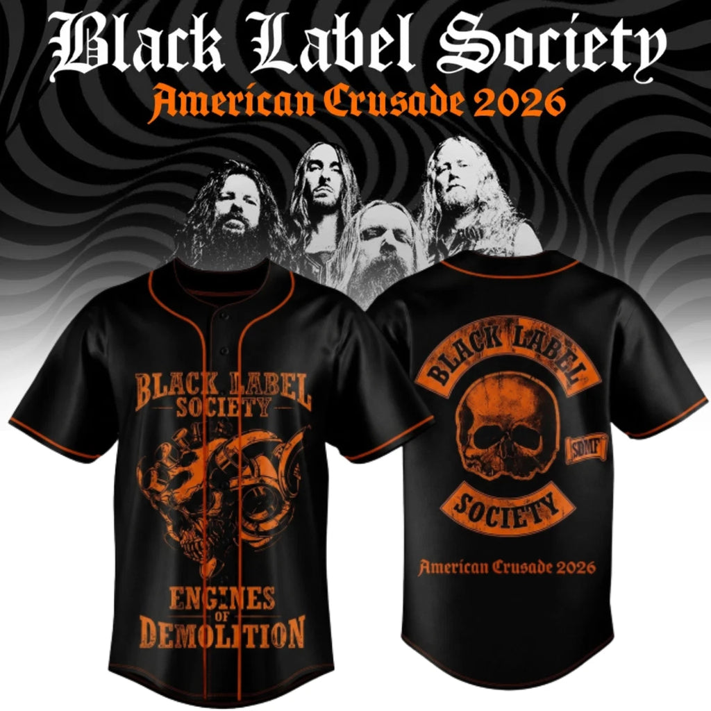 Black Label Society – “American Crusade” Tour Jersey FULL SIZE S-5XL