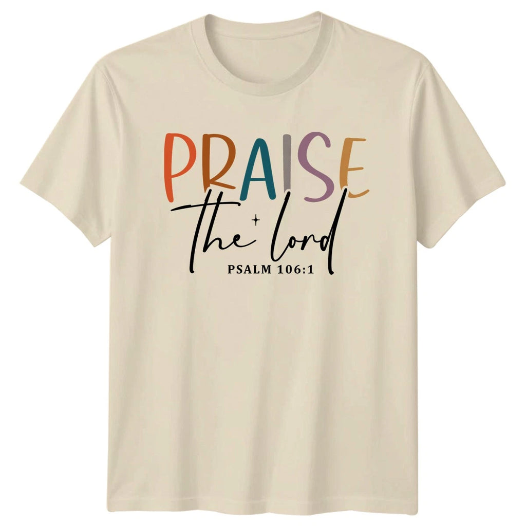 Praise The Lord Psalm T-Shirt Christian Bible Verse Christmas Gift For Him