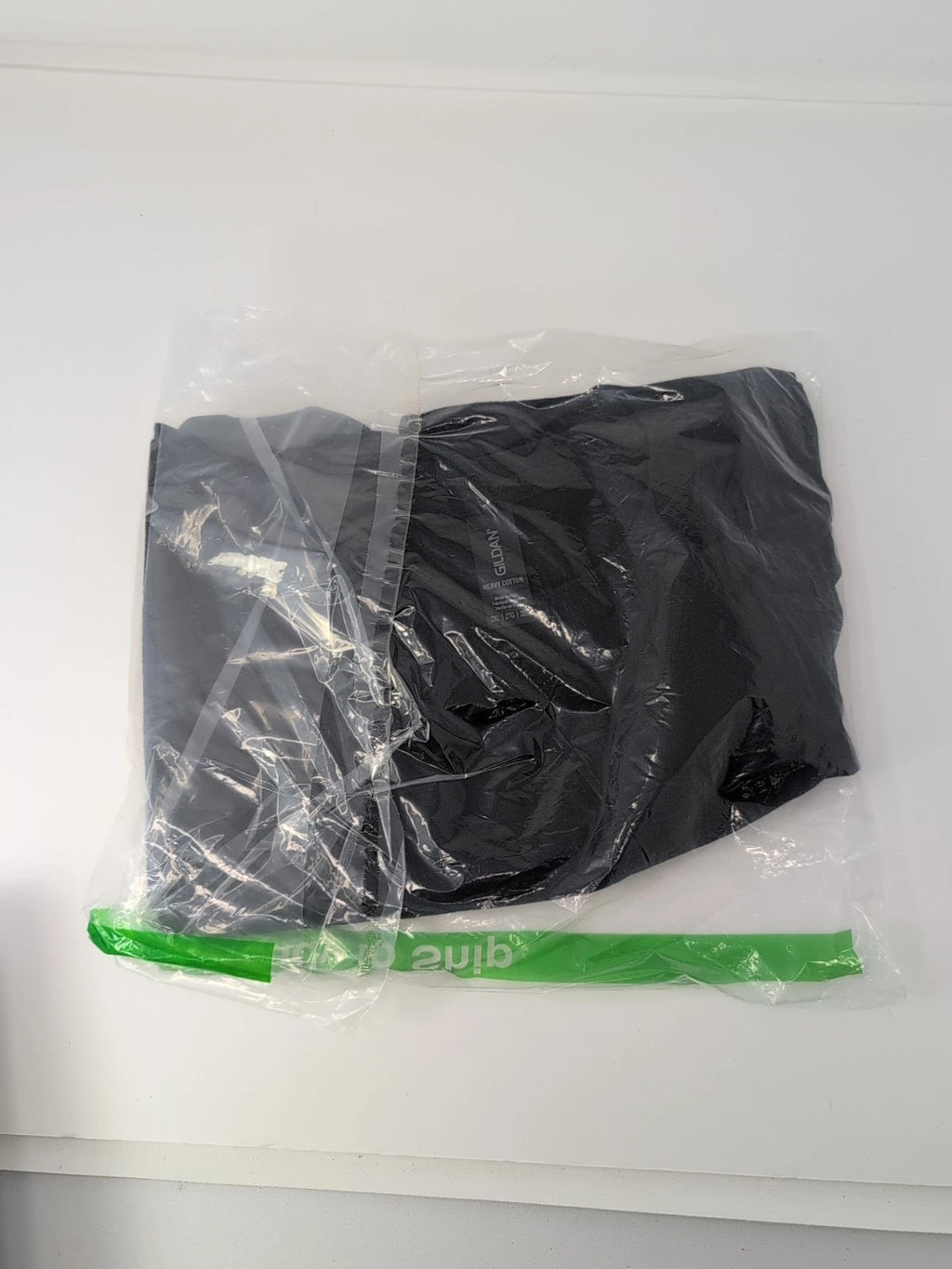 Gildan Black 2XL Men Plain Heavy Cotton Short Sleeve T Shirt Pack of 5 G5000