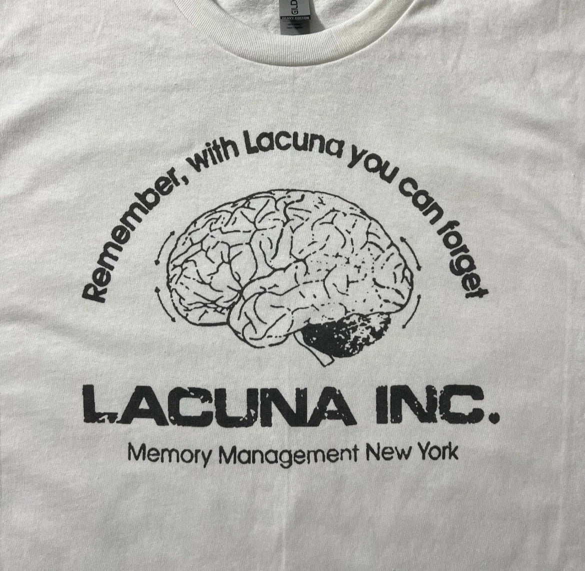 Eternal Sunshine of the Spotless Mind punk goth white Size Large unisex T-shirt