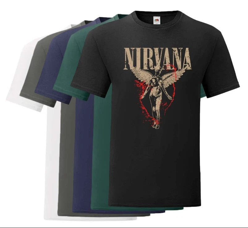 In Utero  T-Shirt - cotton - Rock & Roll Grunge Alternative Rock Punk gift tee