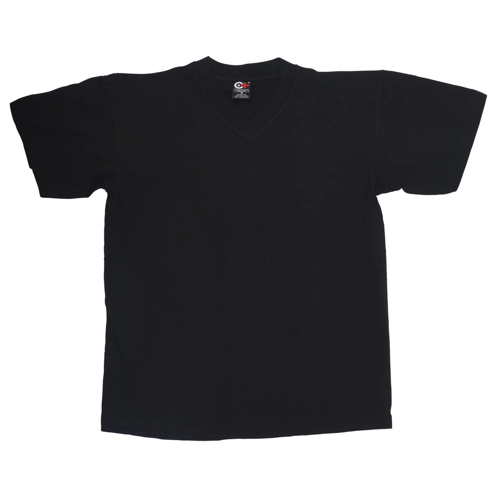 Men's Short Sleeve Premium Heavy Weight V-Neck 100% Cotton T-Shirt Big & Tall
