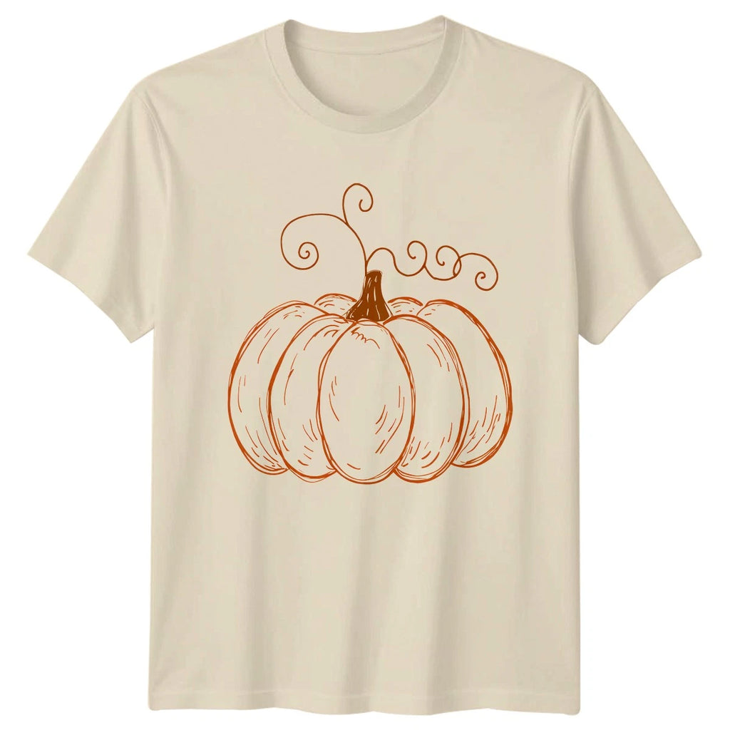 Pumpkin T-Shirt Fall Harvest Autumn Season Gift For Him And Her