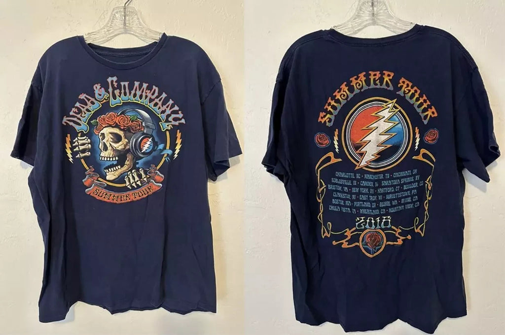 Dead And Company 2016 Summer Tour Concert T-Shirt Men’s Size S-5XL Navy