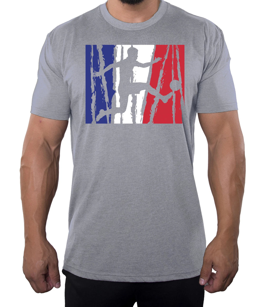 France Soccer Flag, Men's Soccer Shirts, France Soccer Pride T-shirt