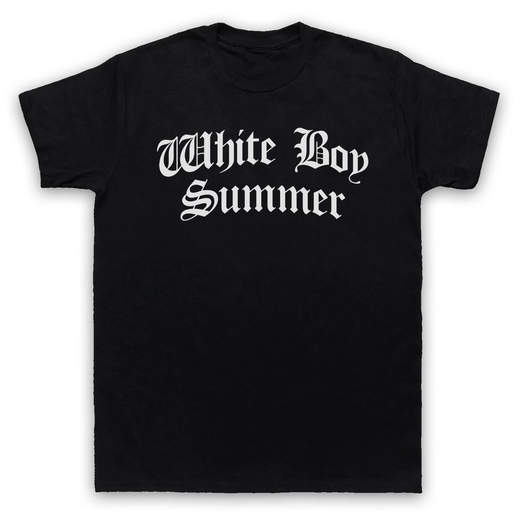 White Boy Summer Hip Hop Rap Funny Slogan T-Shirt All Sizes Cols