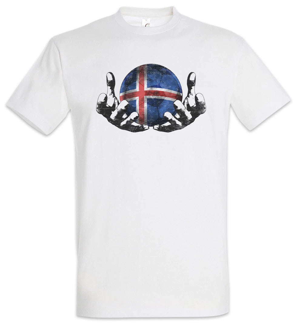 Iceland Football Magic Ball T-Shirt icelandic Soccer Flag World Championship
