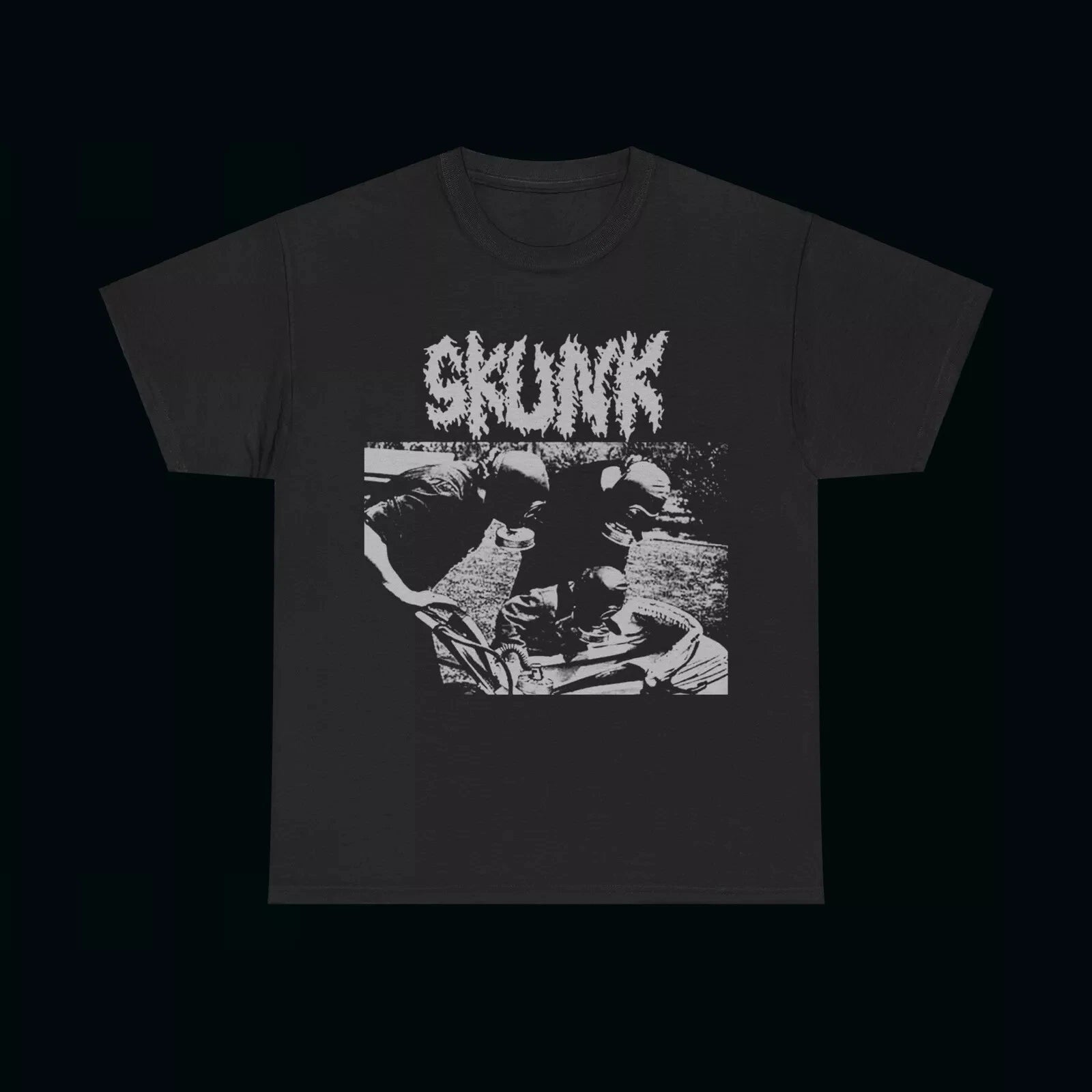 Skunk Grindcore T Shirt Crust Punk Vintage Dystopia Disrupt Agathocles Warsore