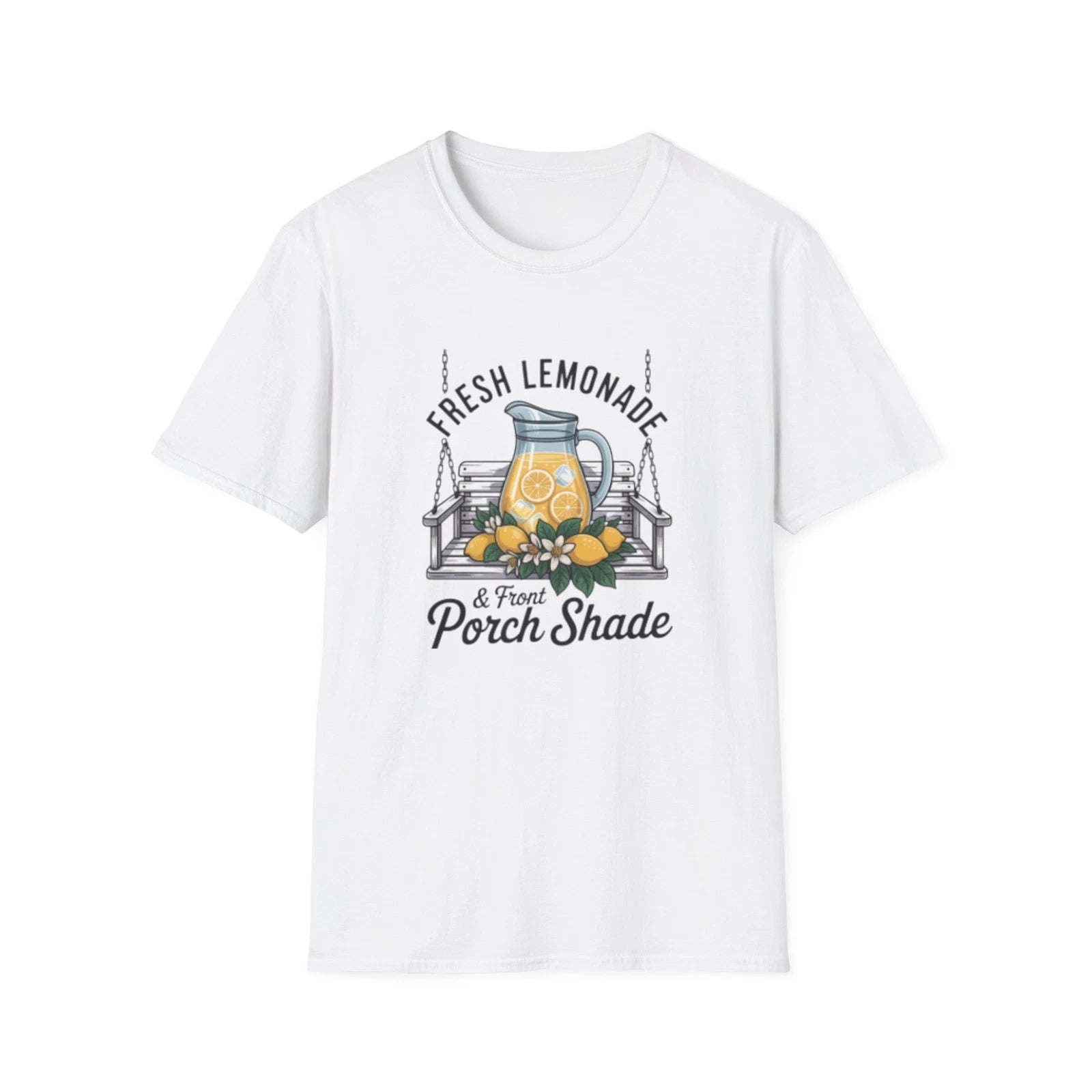 -Fresh Lemonade Front Porch Shade T-Shirt | Porch Shade Summer Drink Design