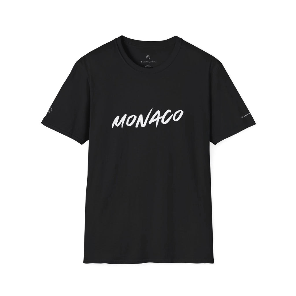 MONACO T-Shirt Minimalist Luxury Travel Tee Unisex Streetwear Casual Shirt