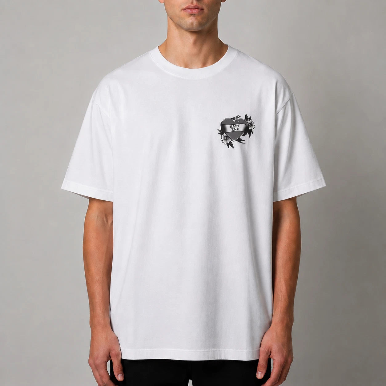 OVO White East End Heart Exclusive Tee Shirt - XL - New