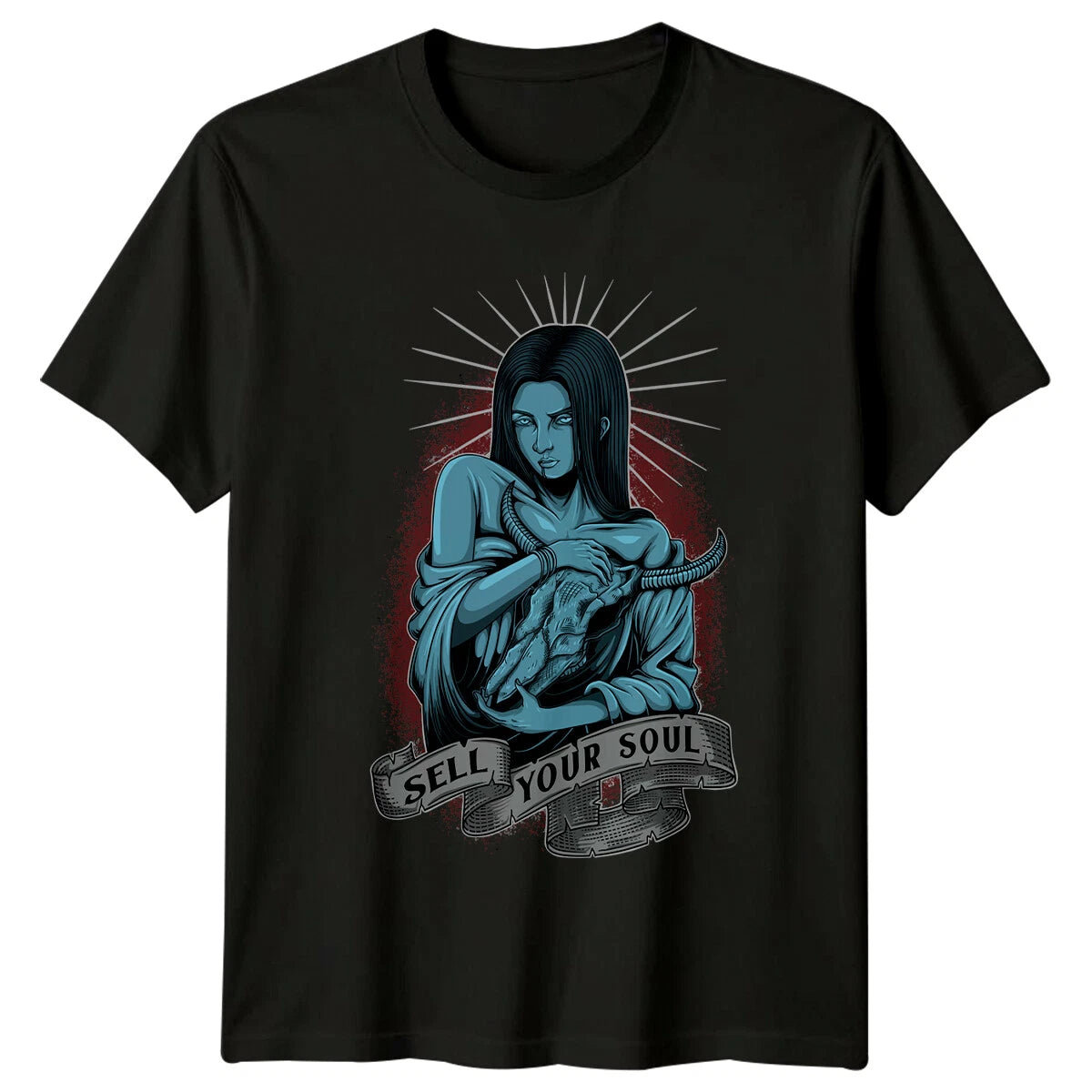 SELL YOUR SOUL Occult & Gothic Mens T-Shirt Womens Tee Graphic Unisex Top