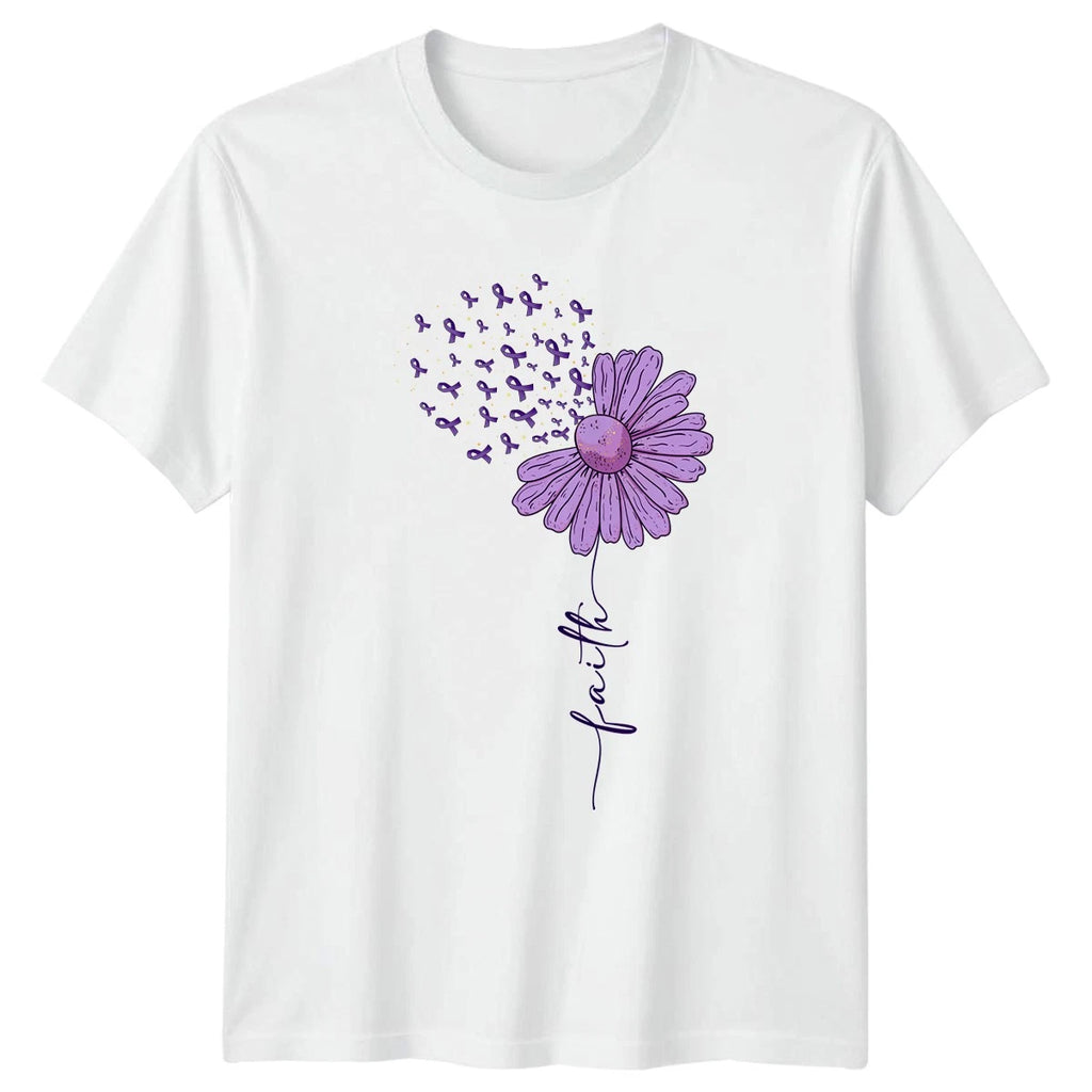 Faith Womens T-Shirt Alzheimers Awareness Healthcare Awareness Awareness Month