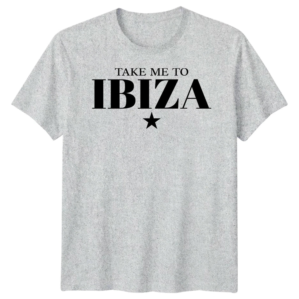 Take Me To Ibiza Travel Mens T-Shirt Womens Graphic Tee Unisex Top