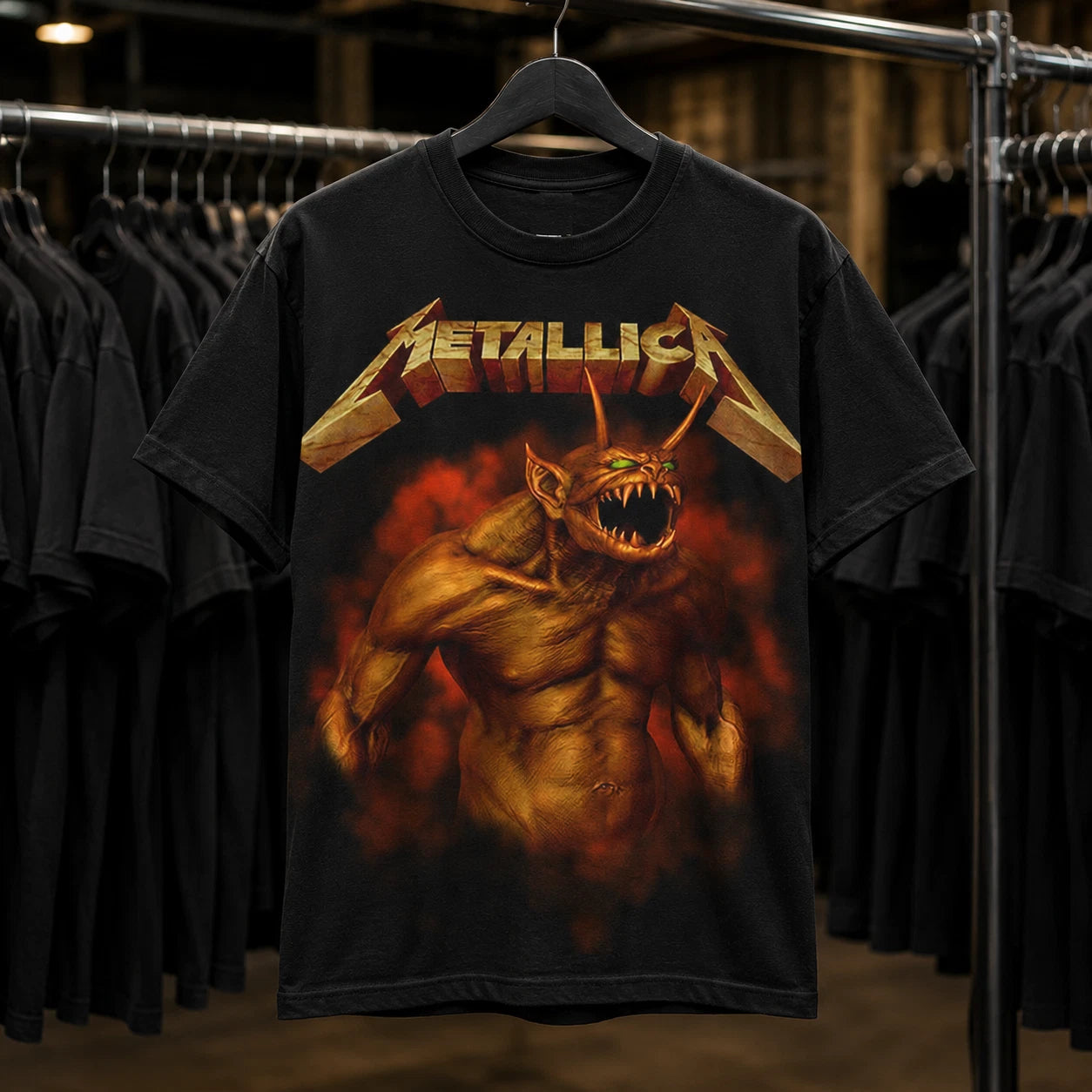 METALLICA Heavyweight T-Shirt 220GSM | Men’s Women’s Premium 100% Cotton