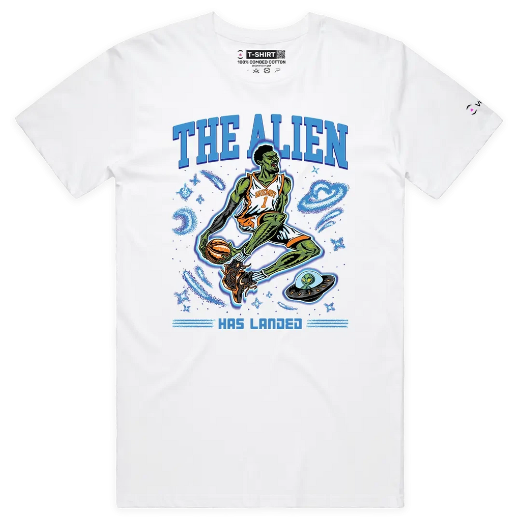 Wemby The Alien Sports Graphic Premium T-Shirt for Spurs Basketball Fans