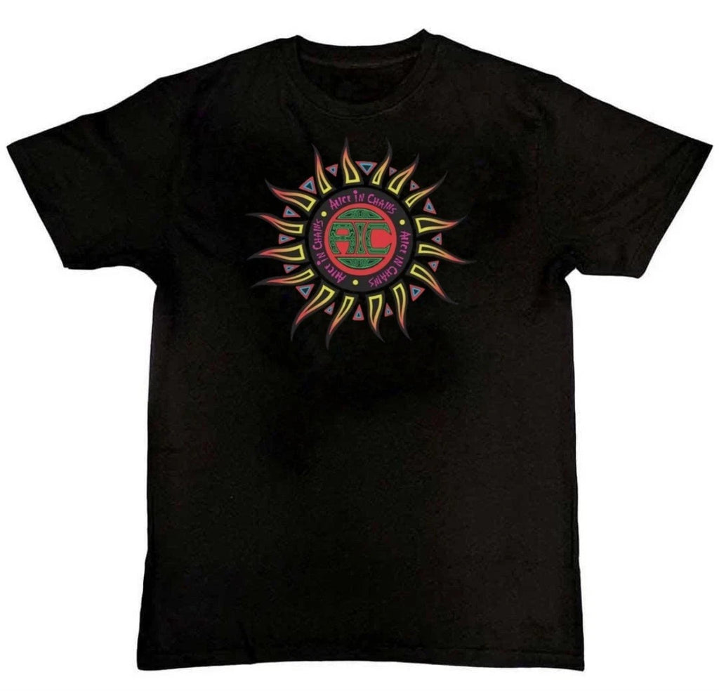 Alice in Chains Sun Logo Band Graphic Unisex Mens T-Shirt S M L XL 2 3 4 XL