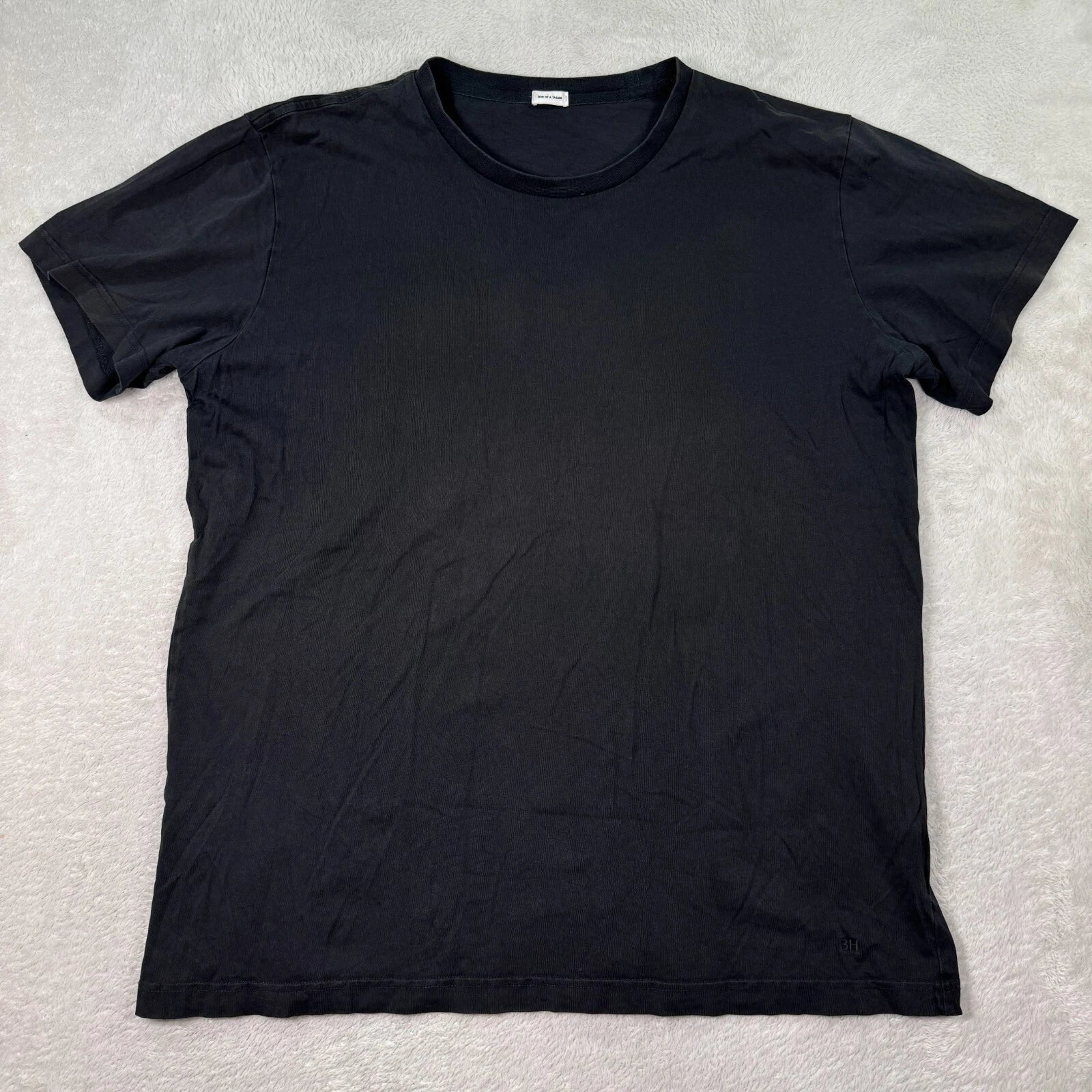 Son of a Tailor Shirt Mens Custom 2XL Black Regular Short Sleeve Pullover Casual