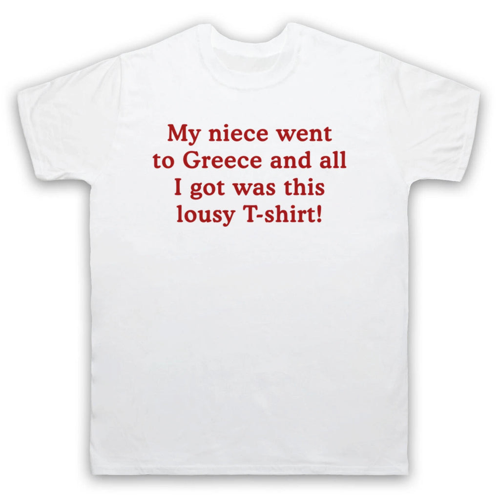 GAVIN & STACEY MY NIECE WENT TO GREECE UNOFFICIAL TV MENS & WOMENS T-SHIRT