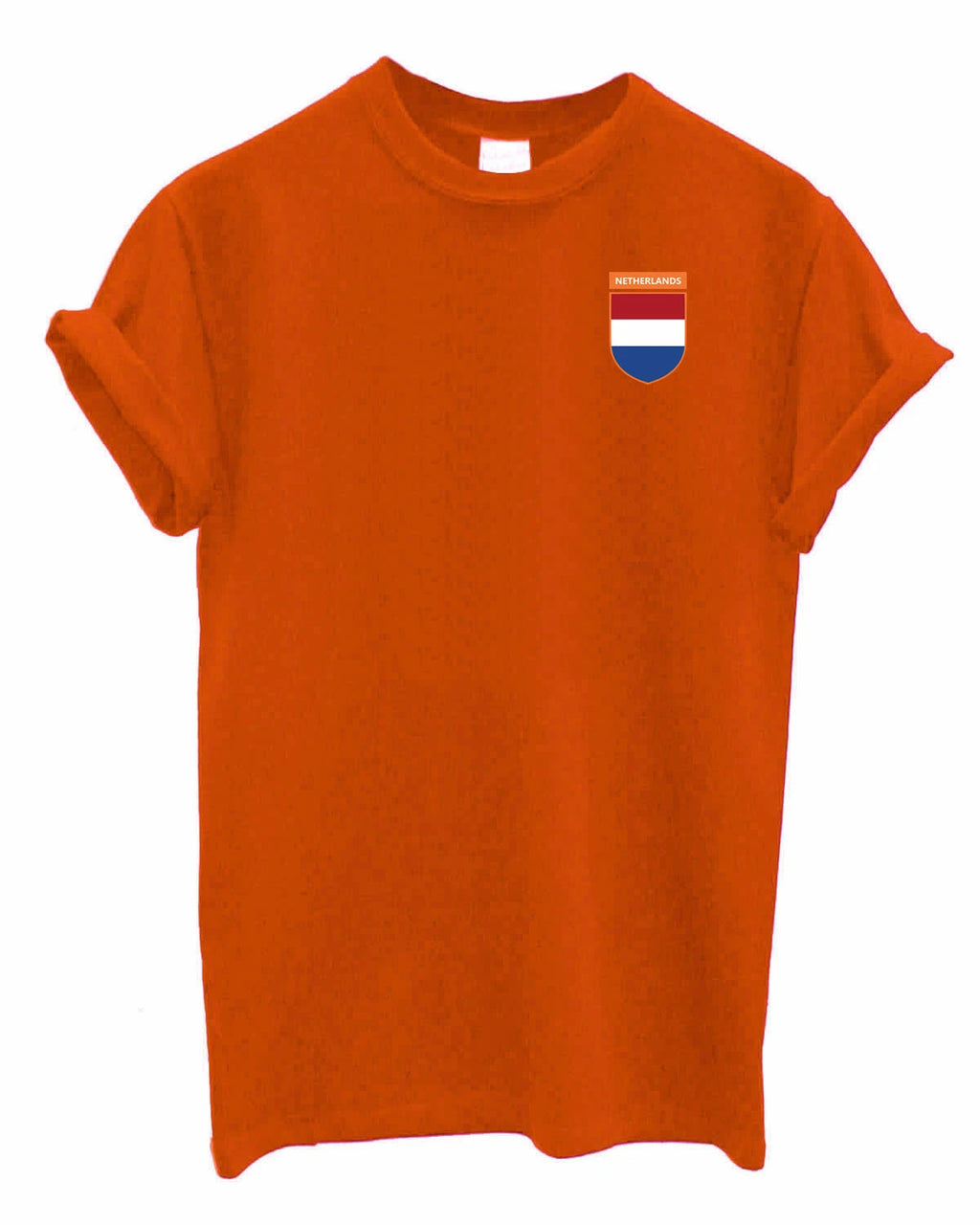 The Netherlands Team Crest Tshirt Support your Country football Holland Dutch